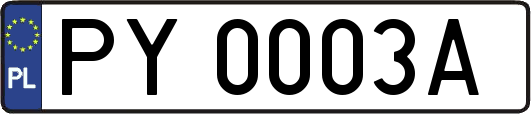 PY0003A