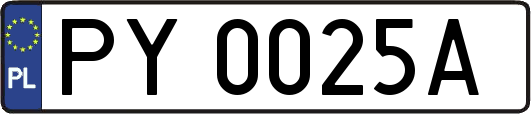 PY0025A