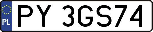 PY3GS74