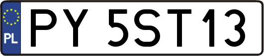 PY5ST13