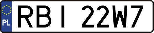 RBI22W7