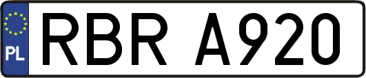 RBRA920