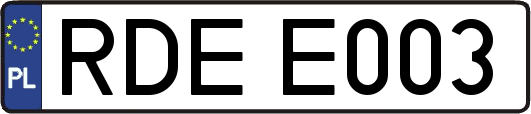 RDEE003