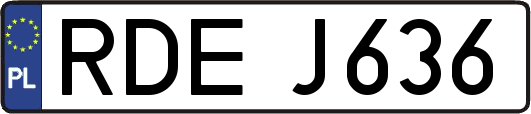 RDEJ636