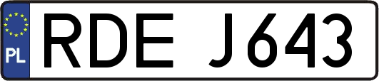 RDEJ643
