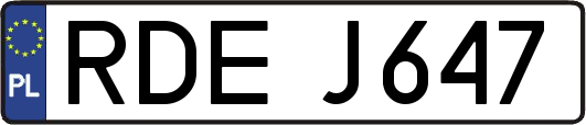 RDEJ647