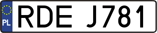 RDEJ781