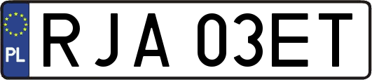 RJA03ET