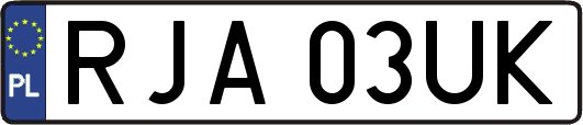 RJA03UK