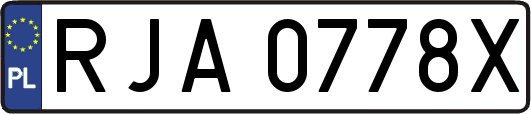 RJA0778X