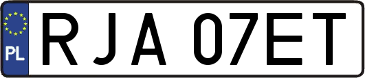 RJA07ET