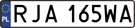 RJA165WA