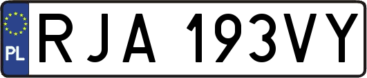 RJA193VY