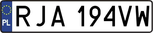 RJA194VW