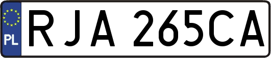 RJA265CA