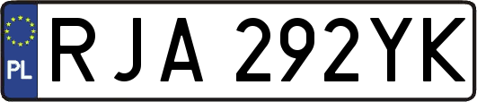 RJA292YK