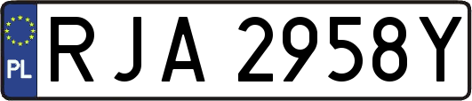 RJA2958Y