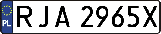 RJA2965X
