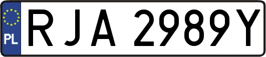 RJA2989Y