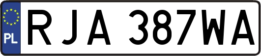 RJA387WA