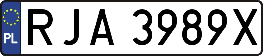 RJA3989X