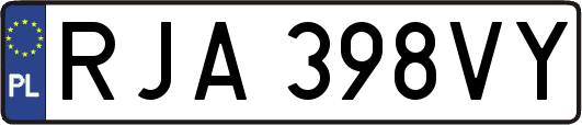 RJA398VY