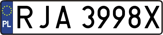 RJA3998X