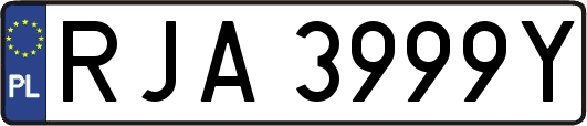 RJA3999Y