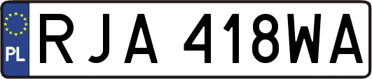 RJA418WA