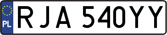 RJA540YY