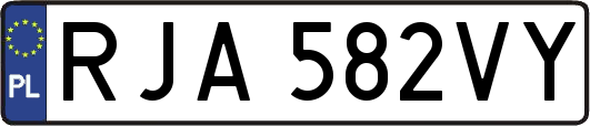 RJA582VY