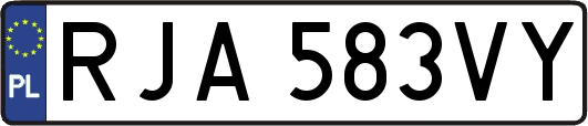 RJA583VY