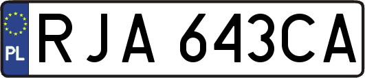 RJA643CA