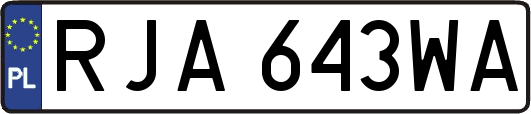 RJA643WA
