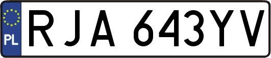 RJA643YV