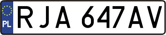 RJA647AV