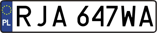 RJA647WA