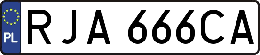 RJA666CA