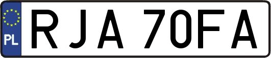 RJA70FA