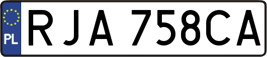 RJA758CA