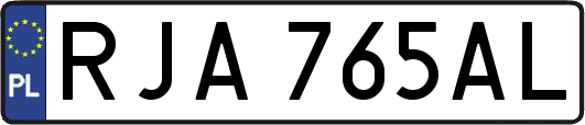 RJA765AL