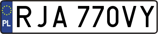 RJA770VY