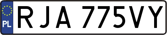 RJA775VY