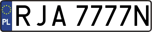 RJA7777N