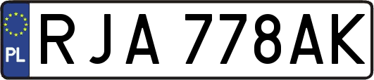 RJA778AK
