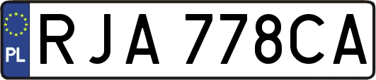 RJA778CA