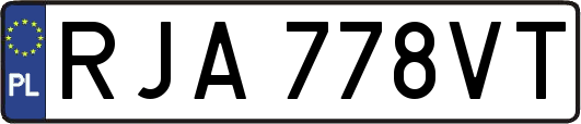 RJA778VT