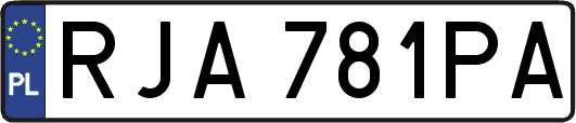 RJA781PA