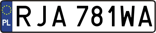 RJA781WA