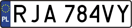 RJA784VY